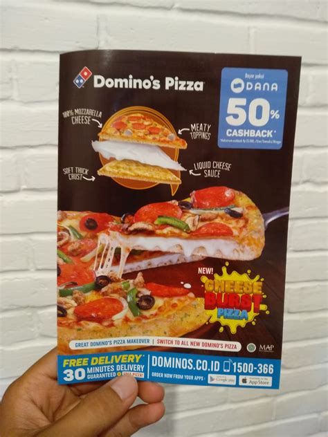 menu terbaru domino pizza